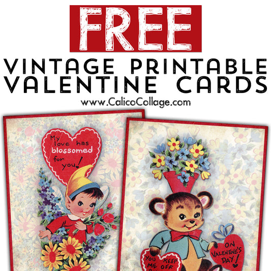 Free Vintage Valentine Cards