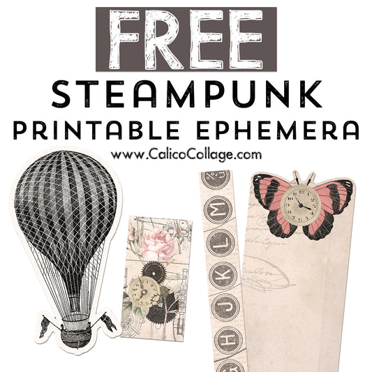 Free Steampunk Ephemera