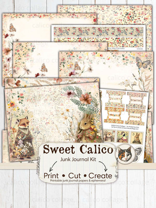 Sweet Calico Junk Journal Kit
