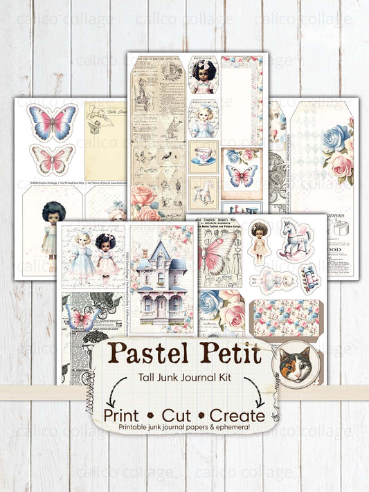 Baby Doll Tall Junk Journal Kit