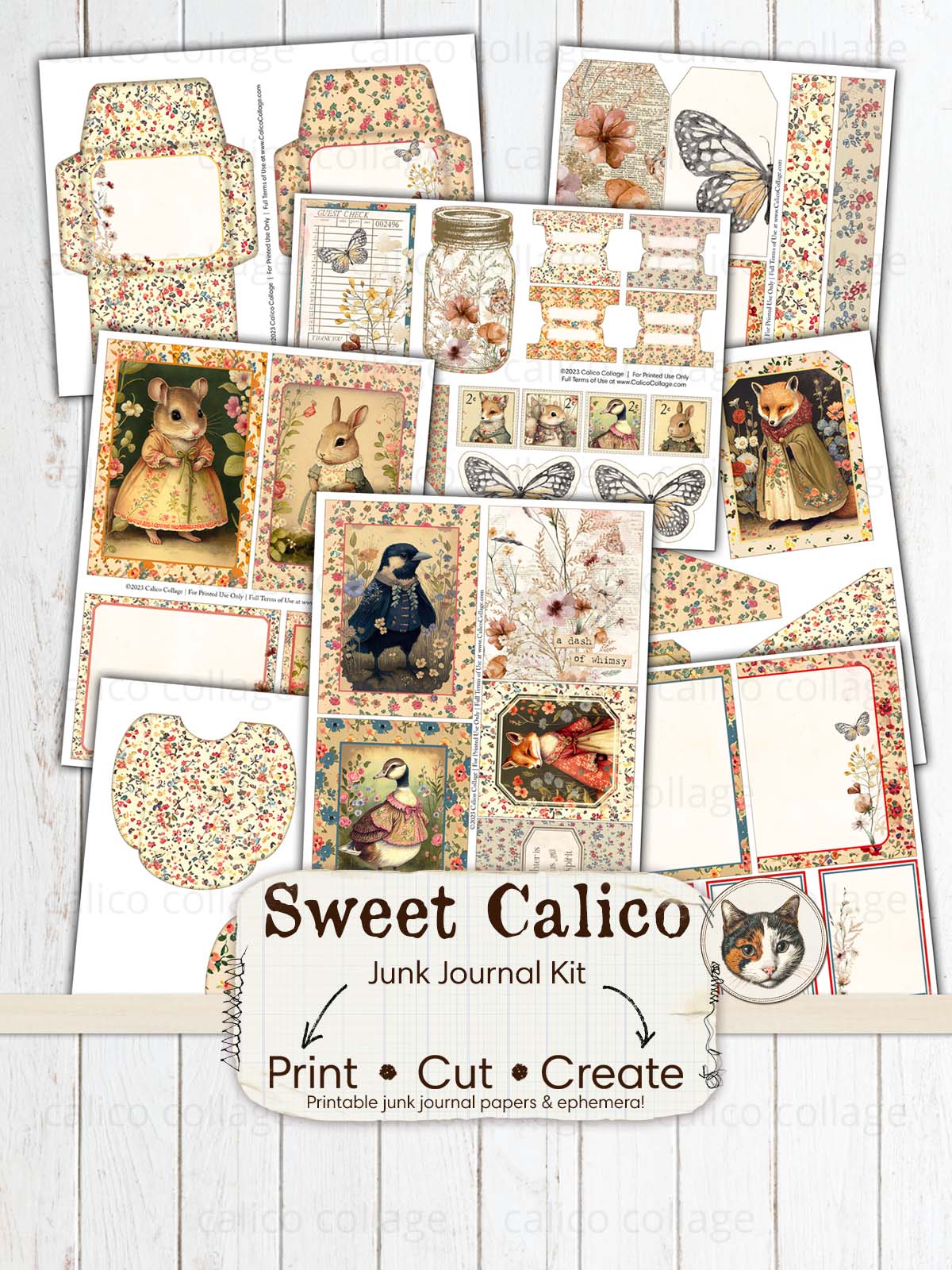 Sweet Calico Junk Journal Kit