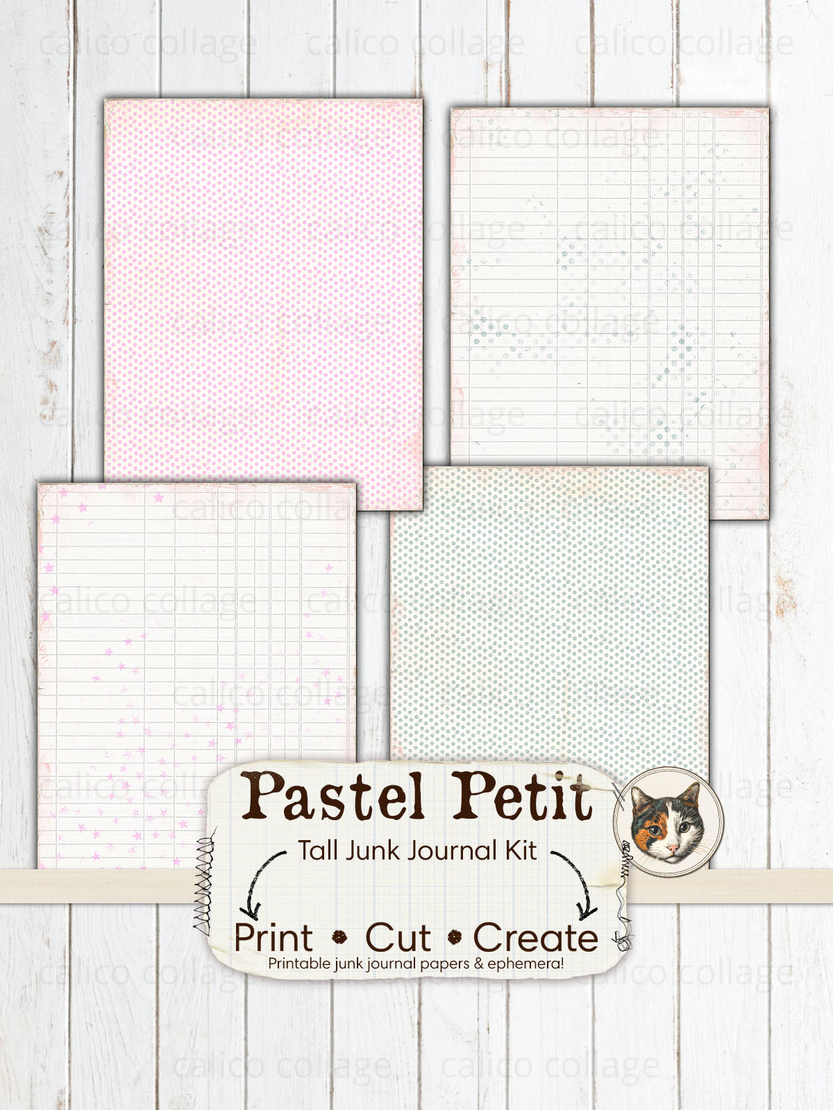Baby Doll Tall Junk Journal Kit