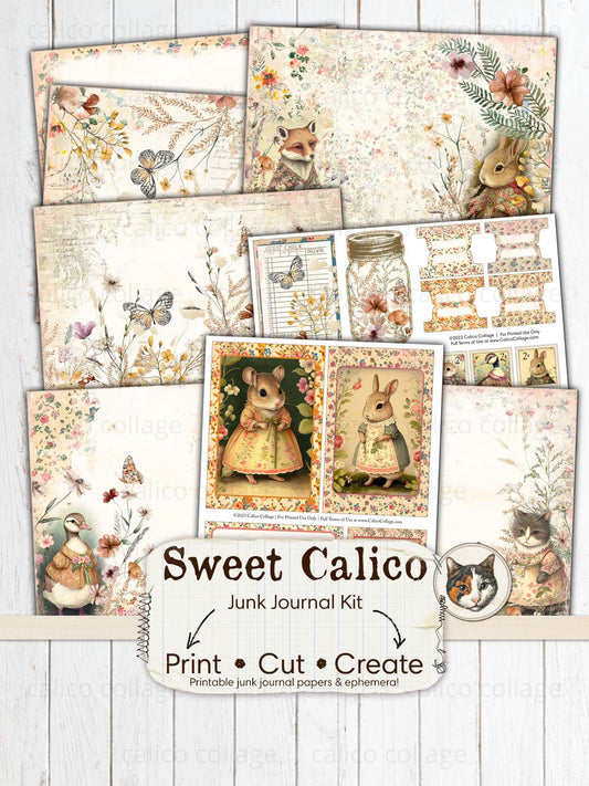 Sweet Calico Junk Journal Kit