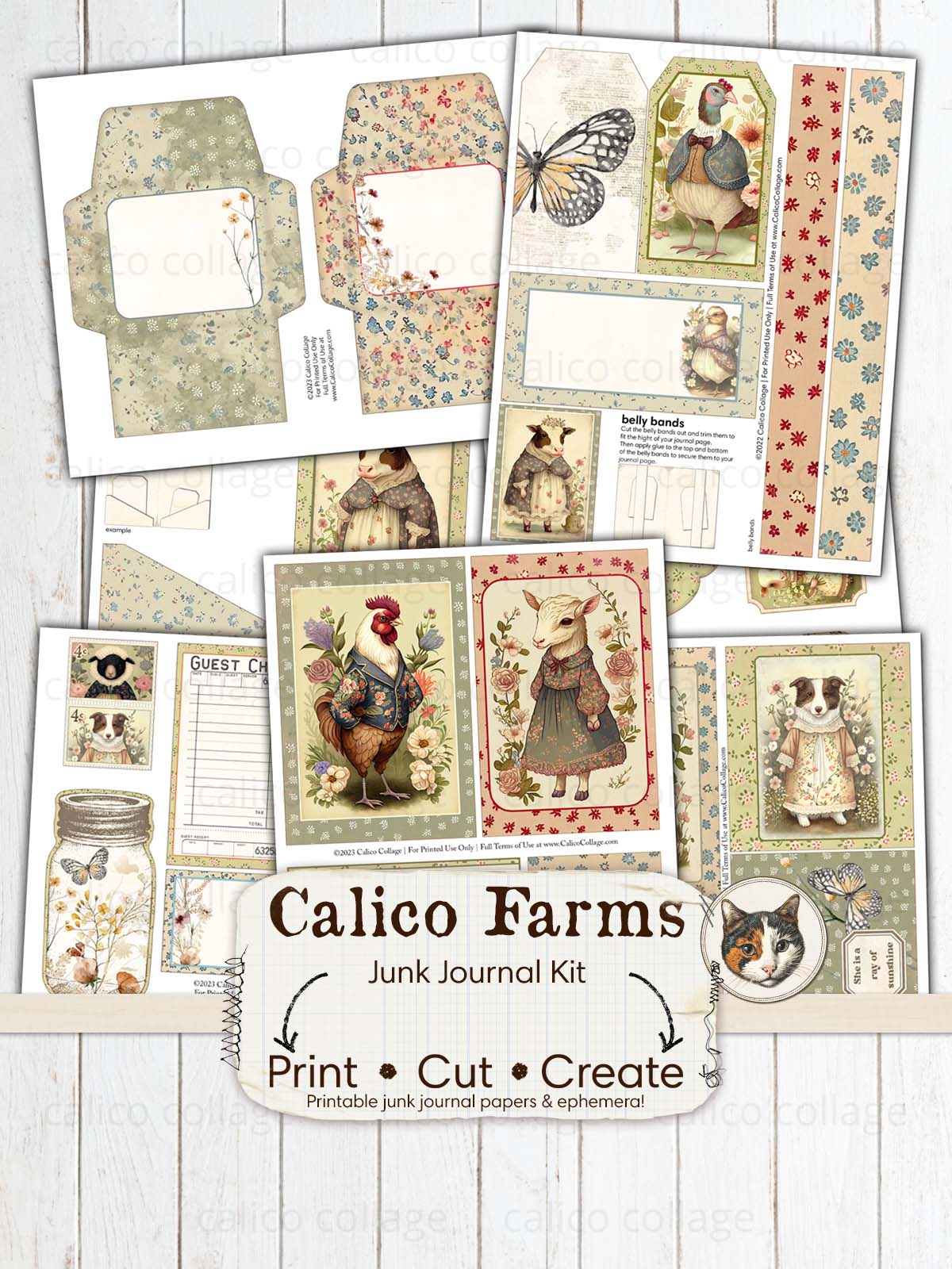 Calico Farms Junk Journal Kit