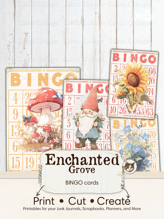 Bingo Card Ephemera, Gnome Ephemera