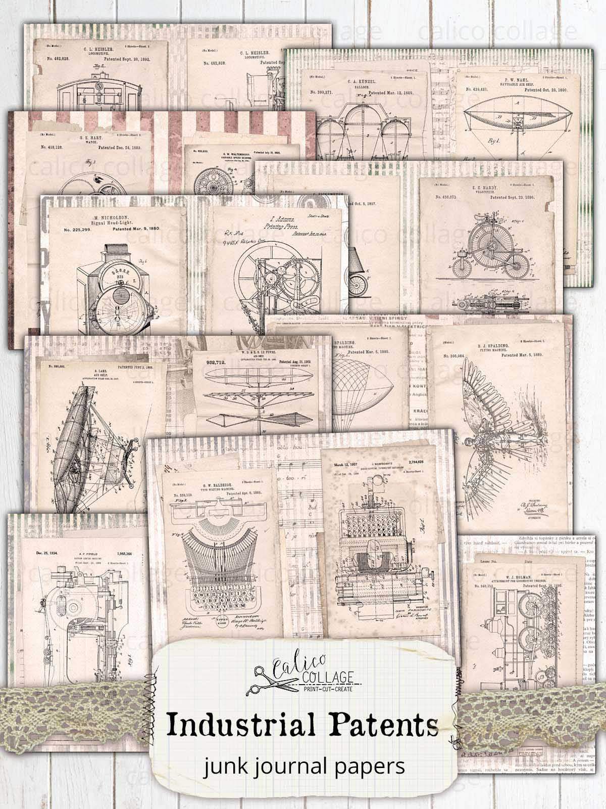 Mechanical Garden Junk Journal Bundle