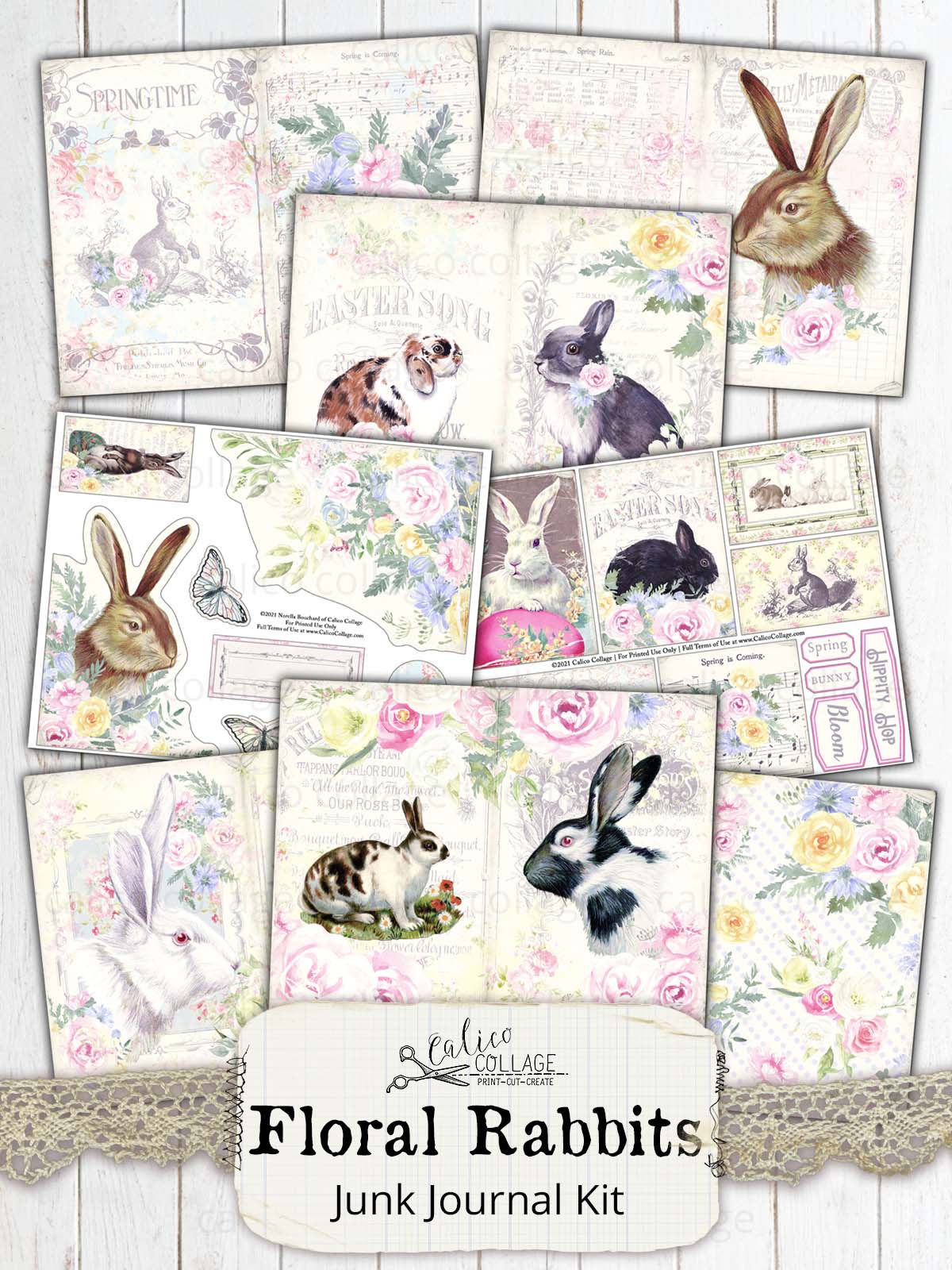 Spring Ephemera Junk Journal Bundle