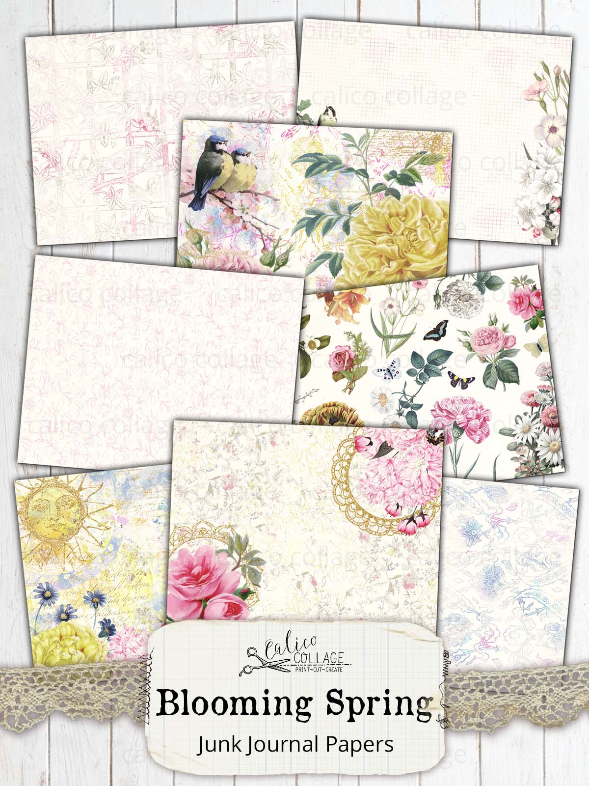 Spring Ephemera Junk Journal Bundle