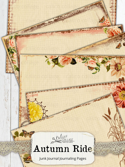 Autumn Junk Journal Papers