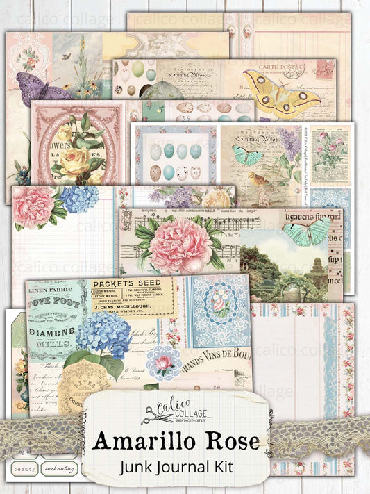 Shabby Chic Junk Journal Kit