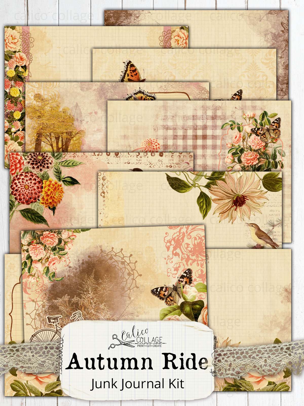 Autumn Junk Journal Kit