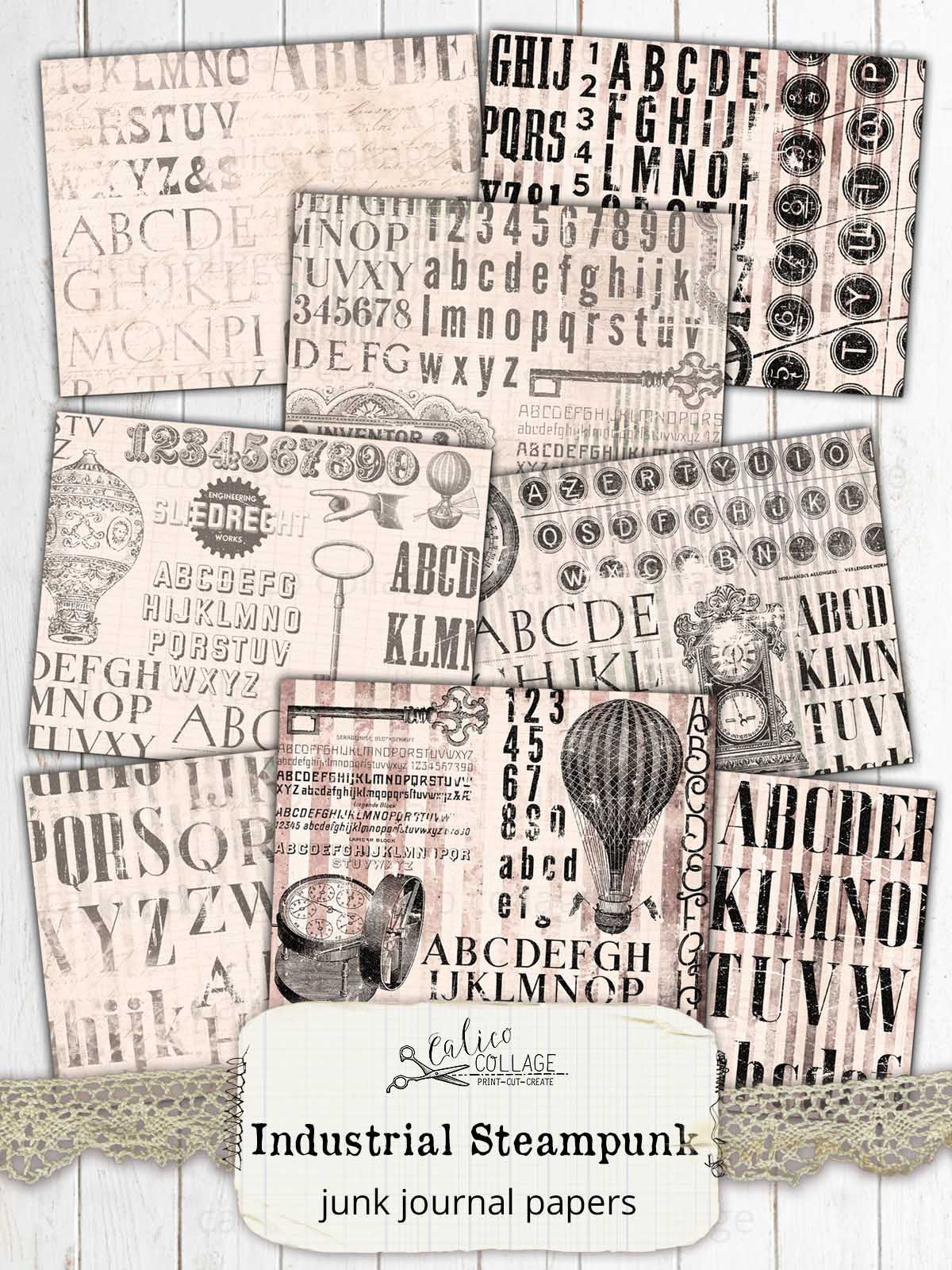 Mechanical Garden Junk Journal Bundle