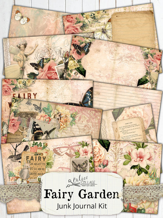 Fairy Garden Junk Journal Kit