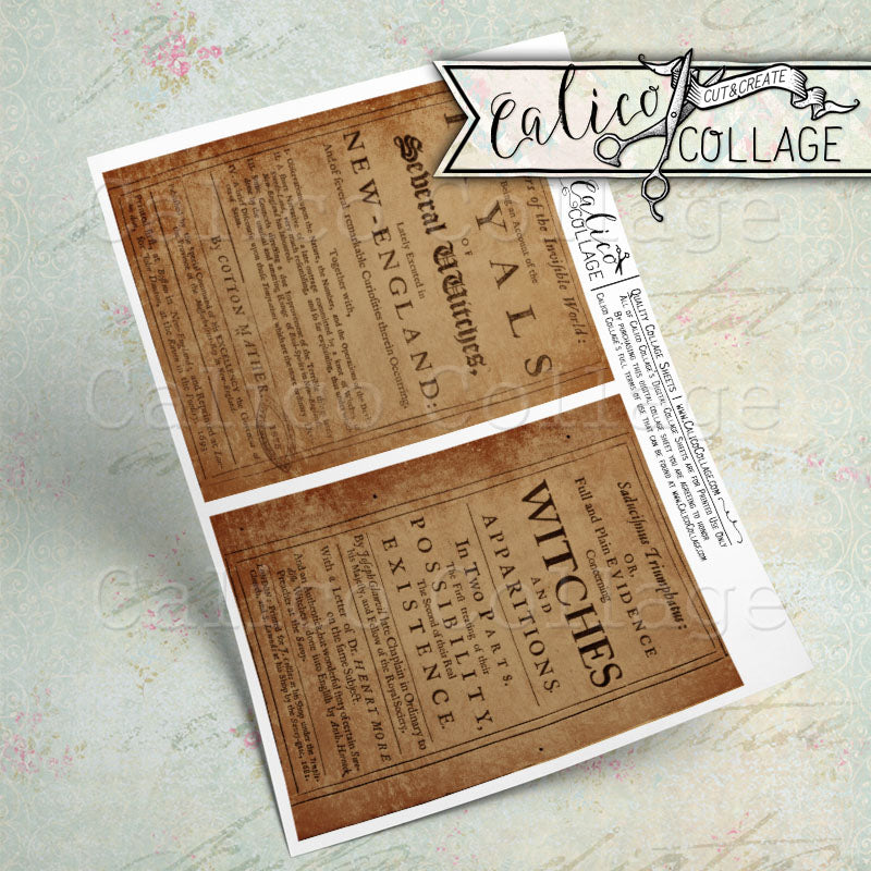 Printable Witch Ephemera Pack
