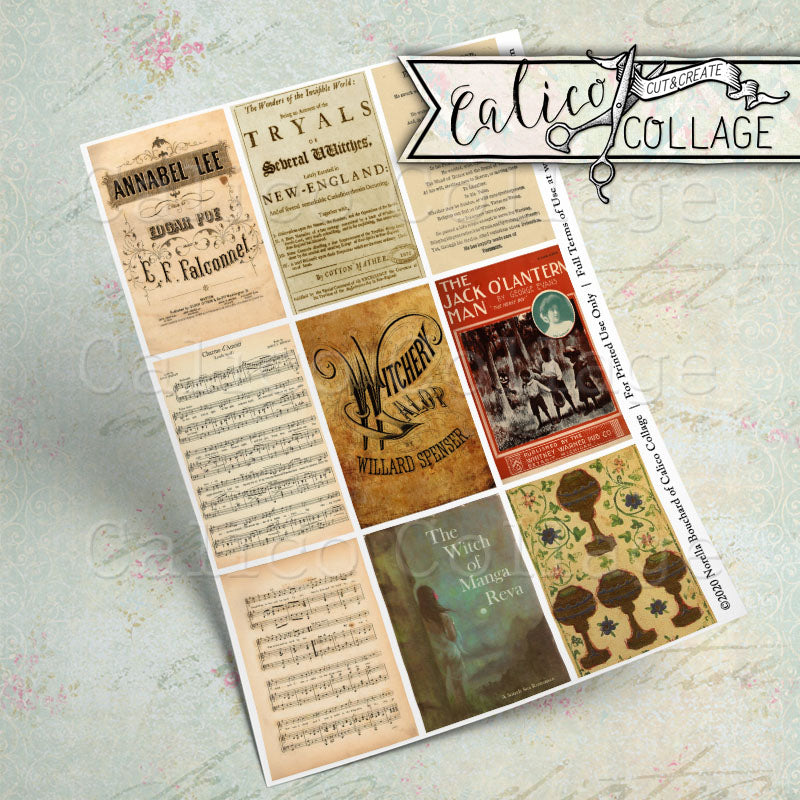Printable Witch Ephemera Pack