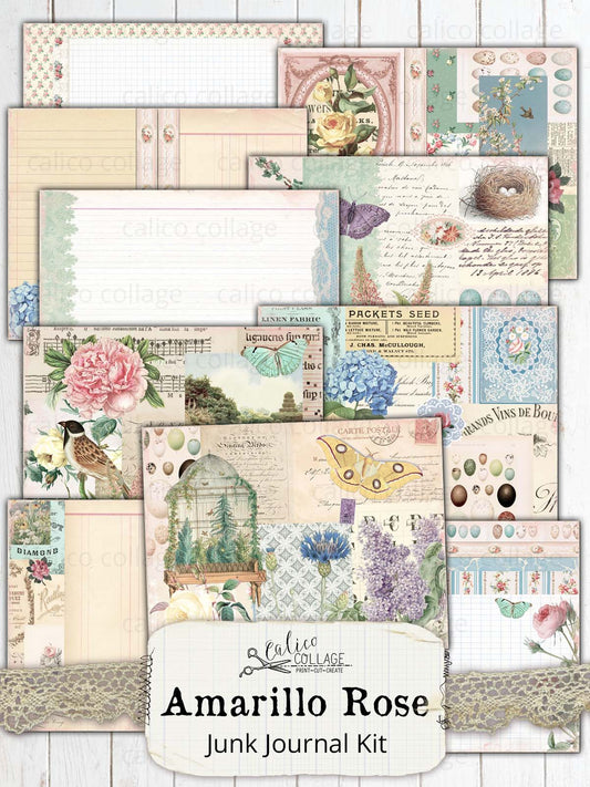 Shabby Chic Junk Journal Kit