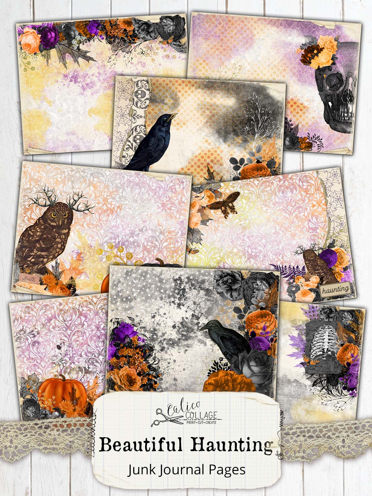 Halloween Junk Journal Kit