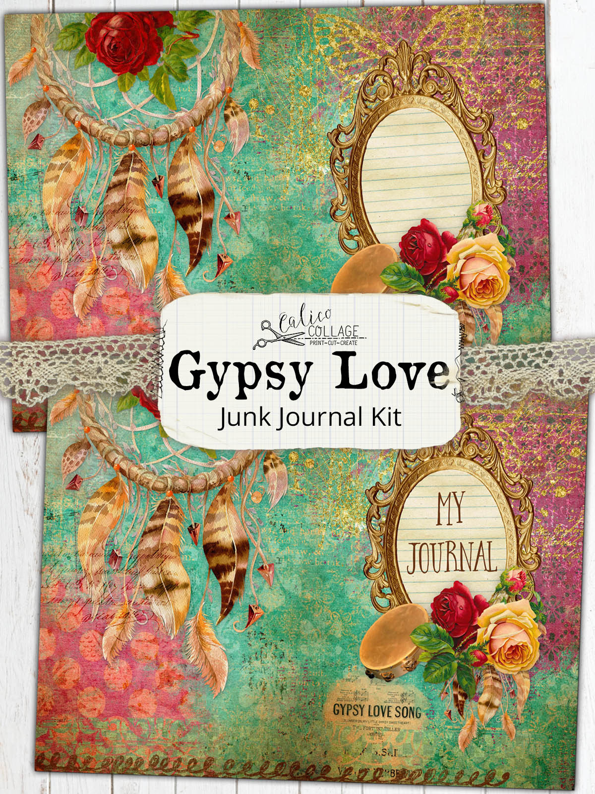 Gypsy Love Printable Junk Journal Kit