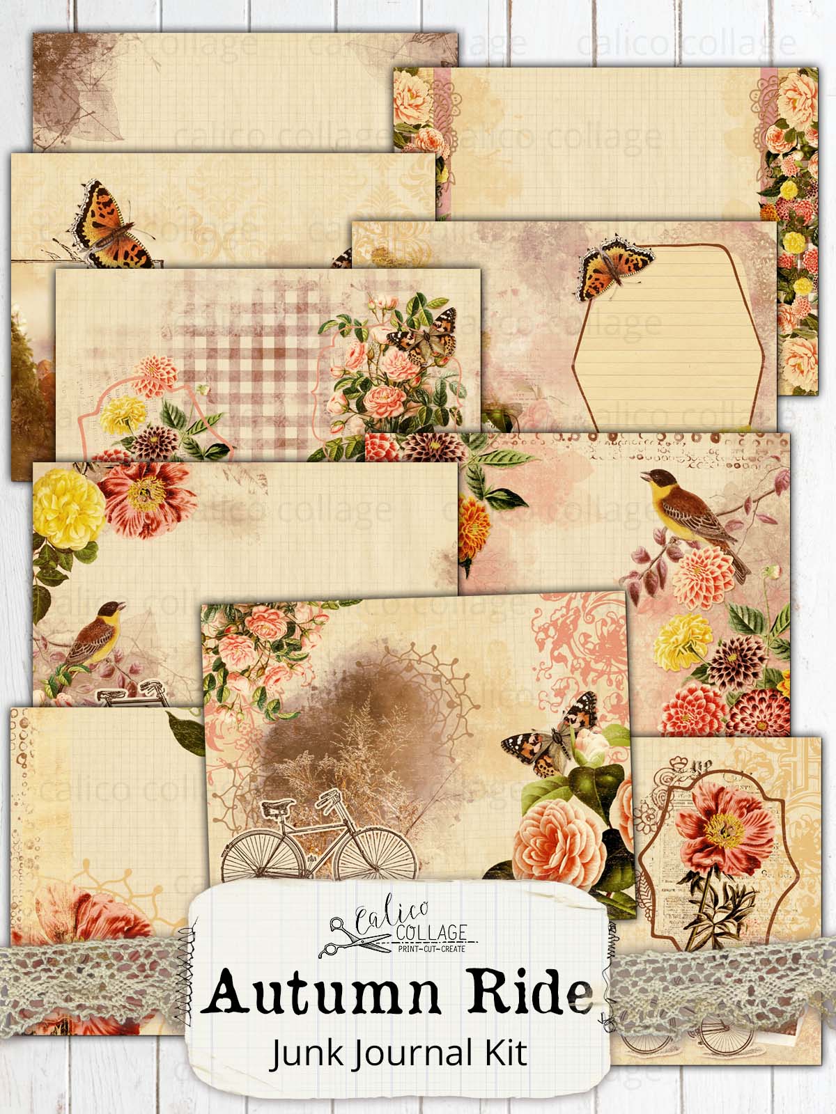 Autumn Junk Journal Kit
