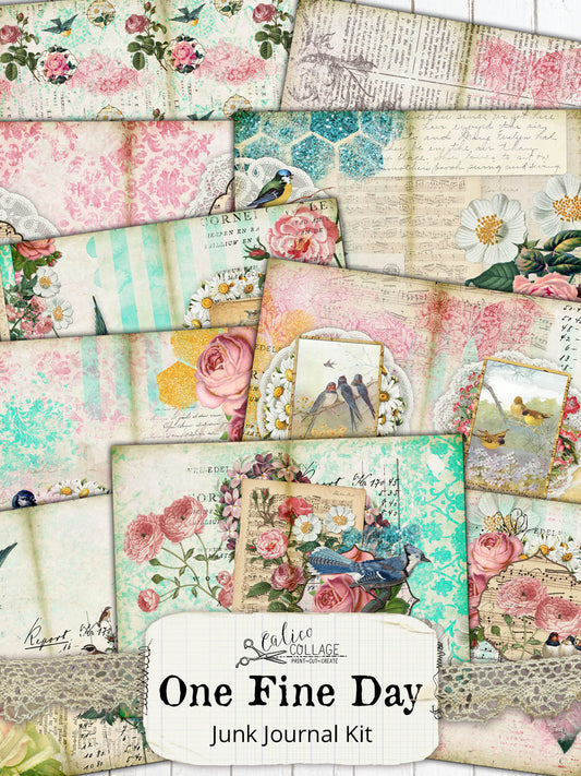 One Fine Day Printable Junk Journal Kit