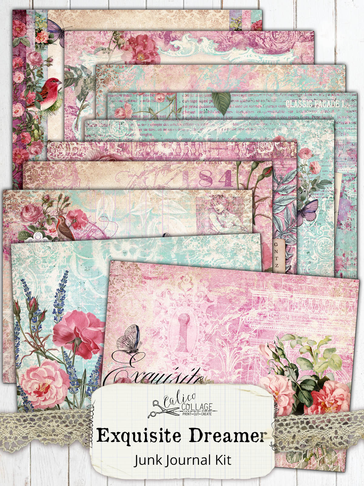 Exquisite Dreamer Printable Journal Kit