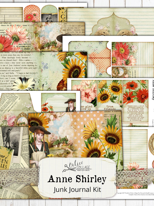 Anne of Green Gables Junk Journal Kit