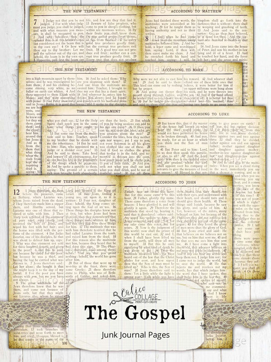 The Gospel Junk Journal Pages