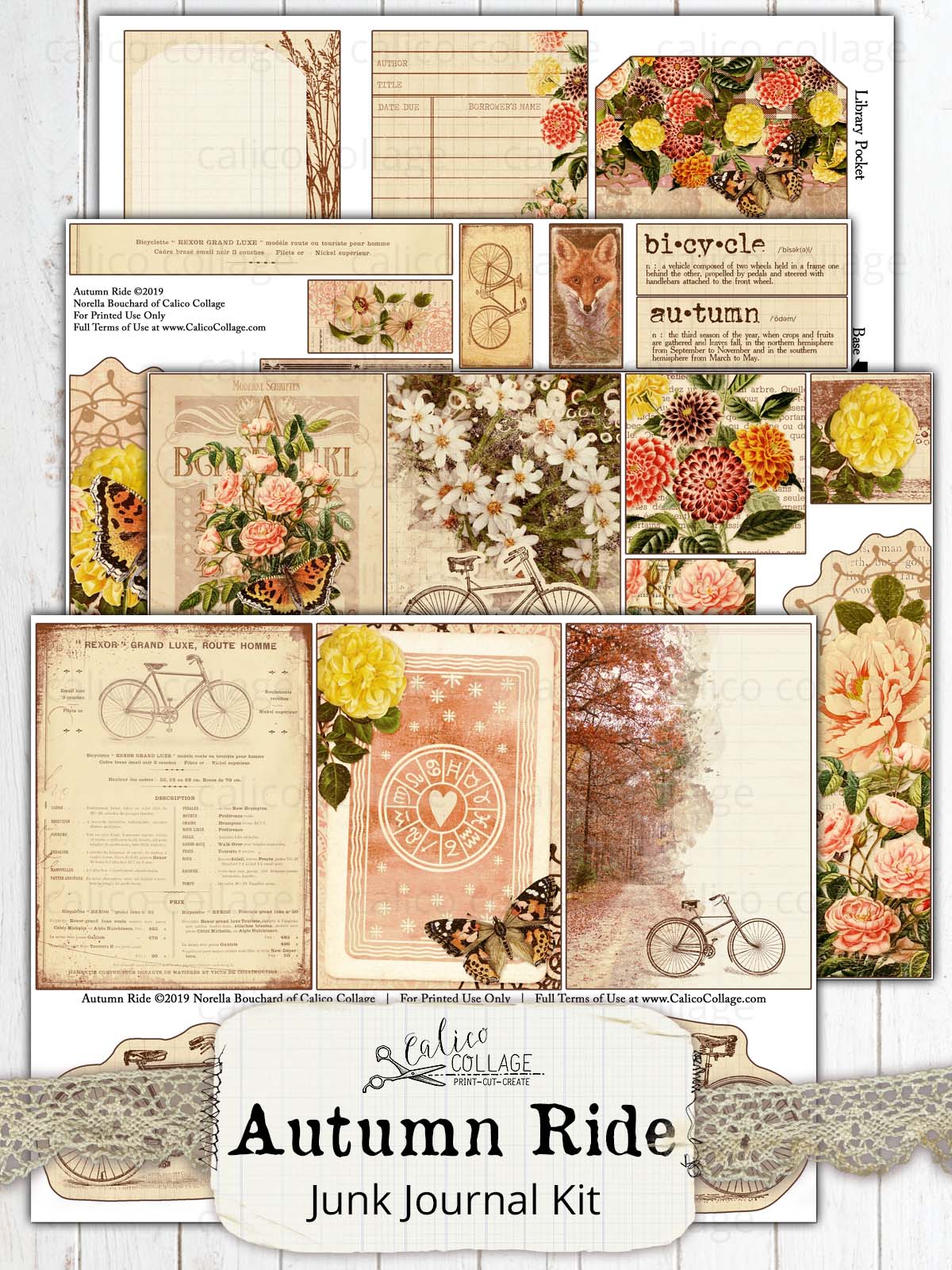 Autumn Junk Journal Kit