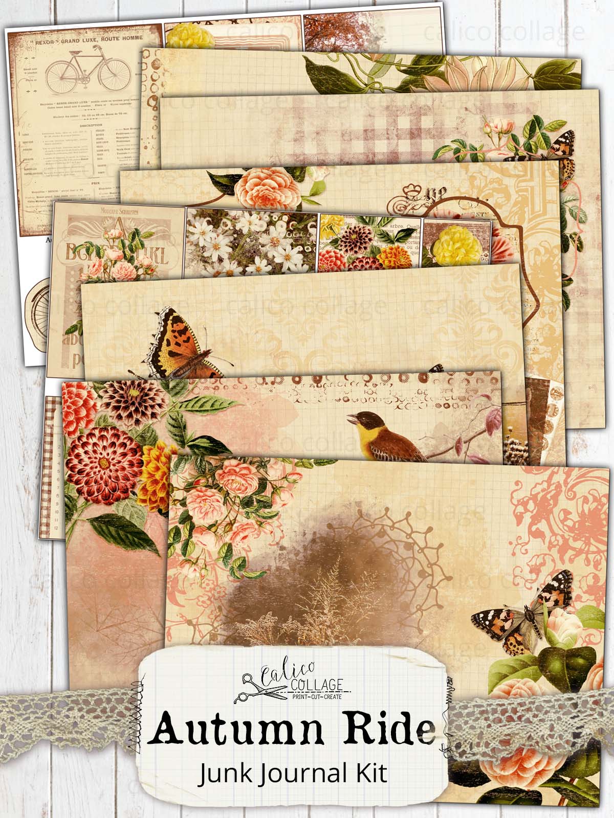 Autumn Junk Journal Kit