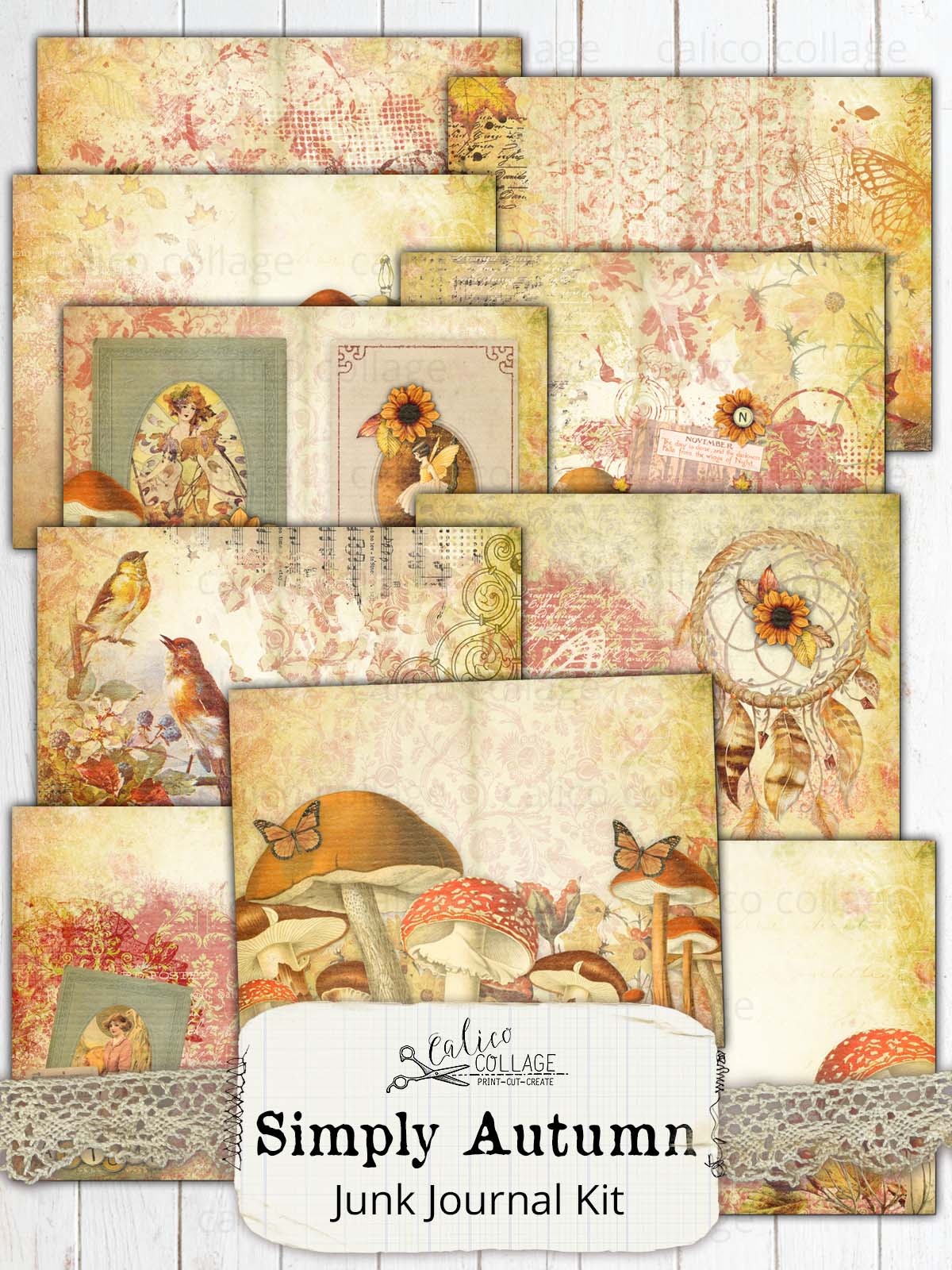 Simply Autumn Printable Journal Kit