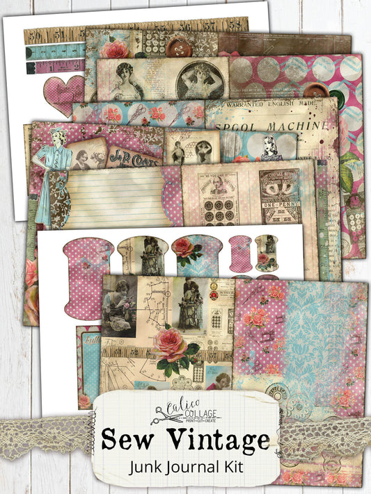 Sew Vintage Junk Journal Kit