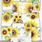 Sunflower Junk Journal Papers
