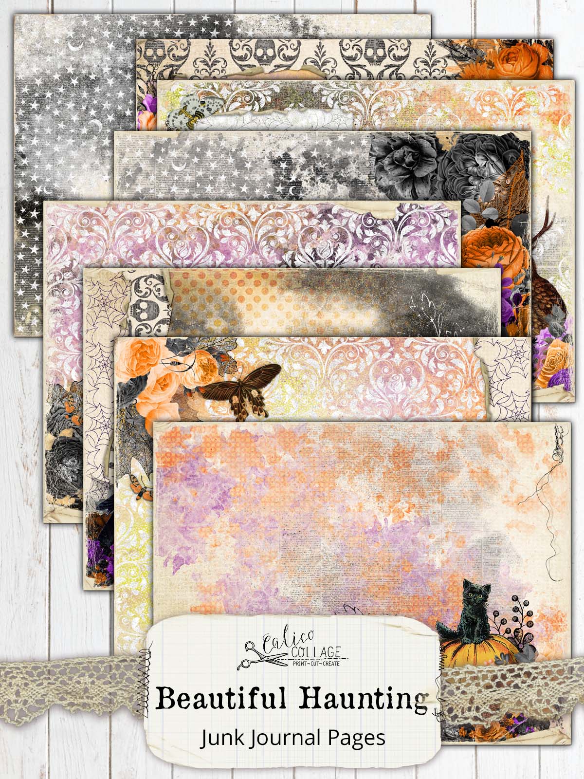 Halloween Junk Journal Kit