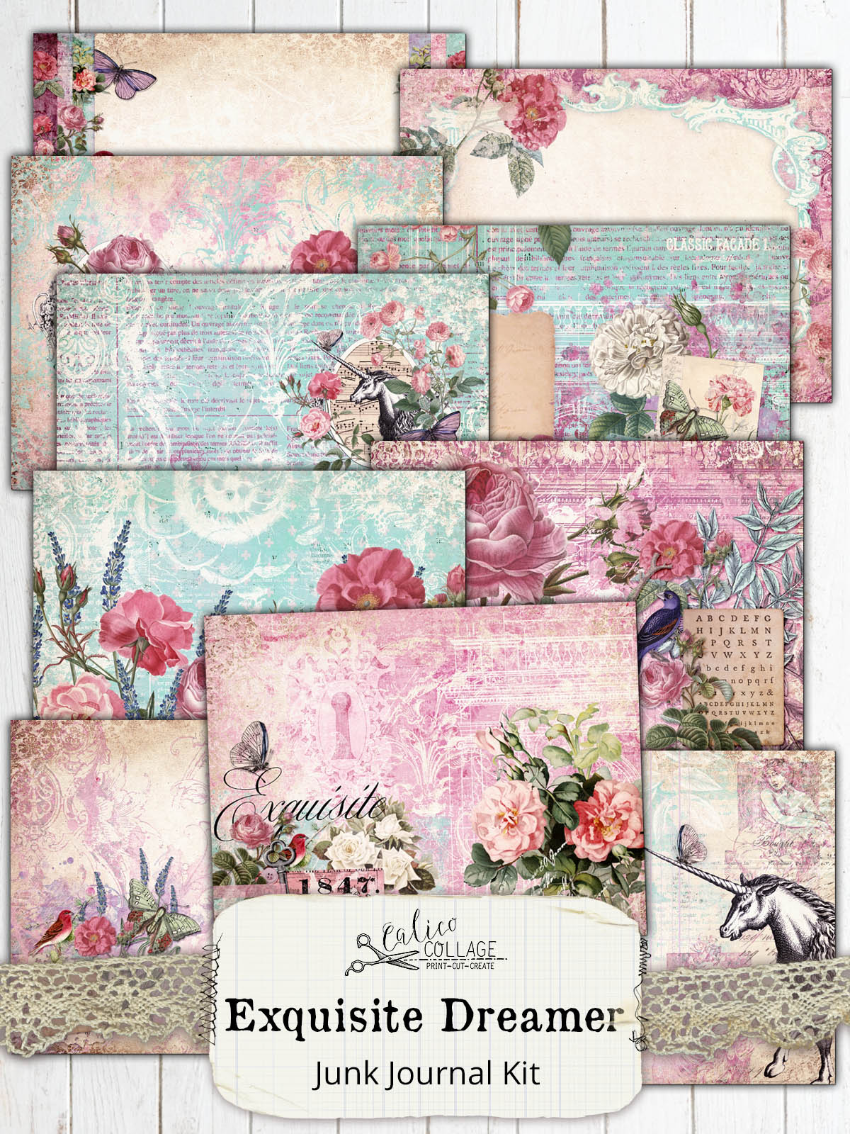 Exquisite Dreamer Printable Journal Kit