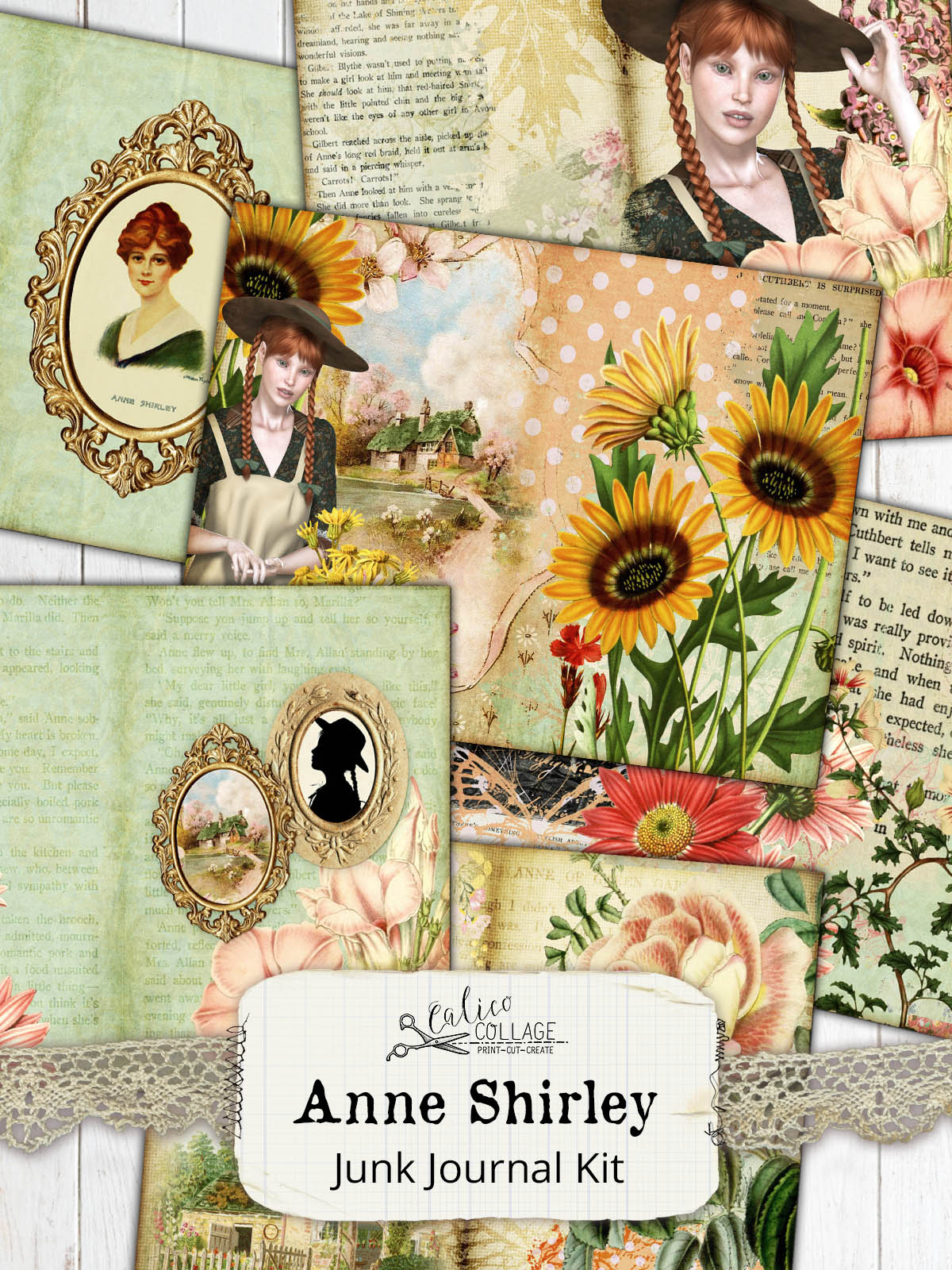 Anne of Green Gables Junk Journal Kit