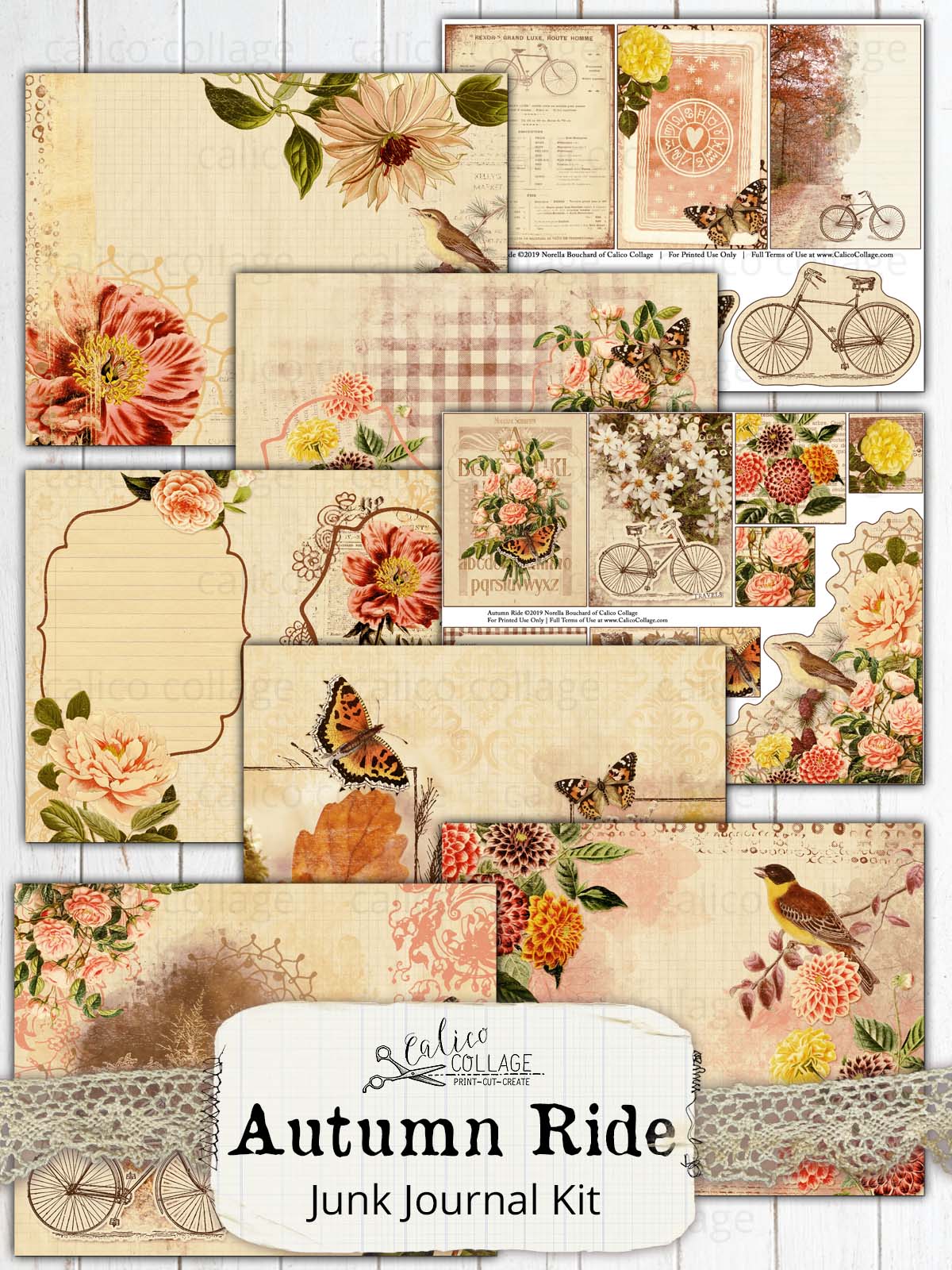 Autumn Junk Journal Kit