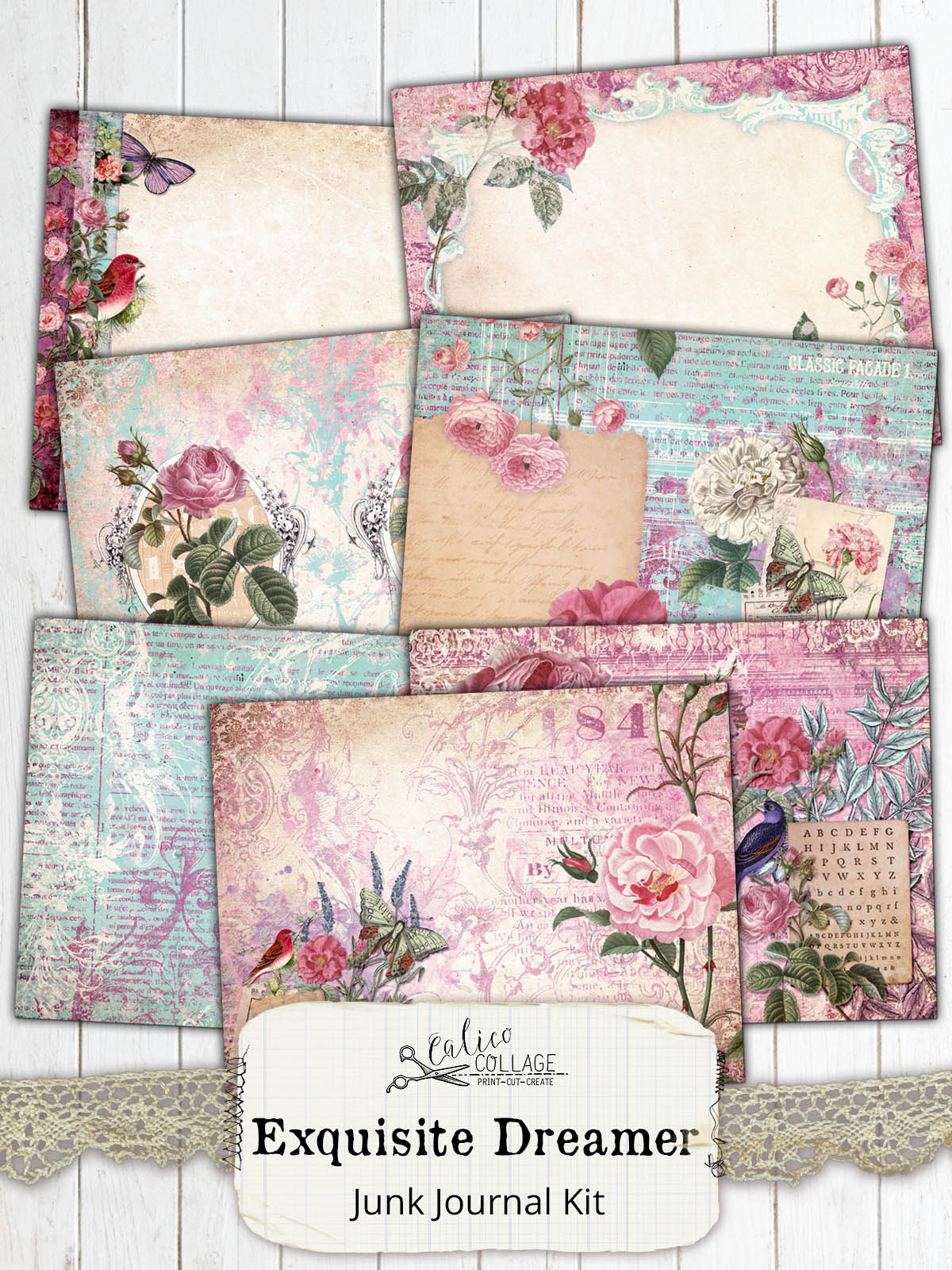 Exquisite Dreamer Printable Journal Kit