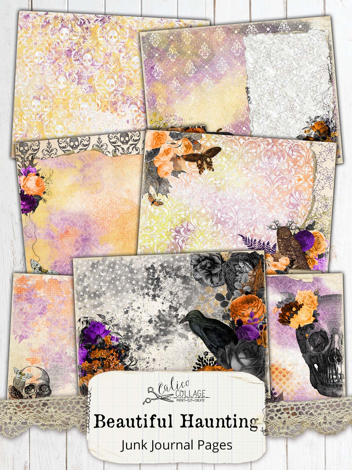 Halloween Junk Journal Kit