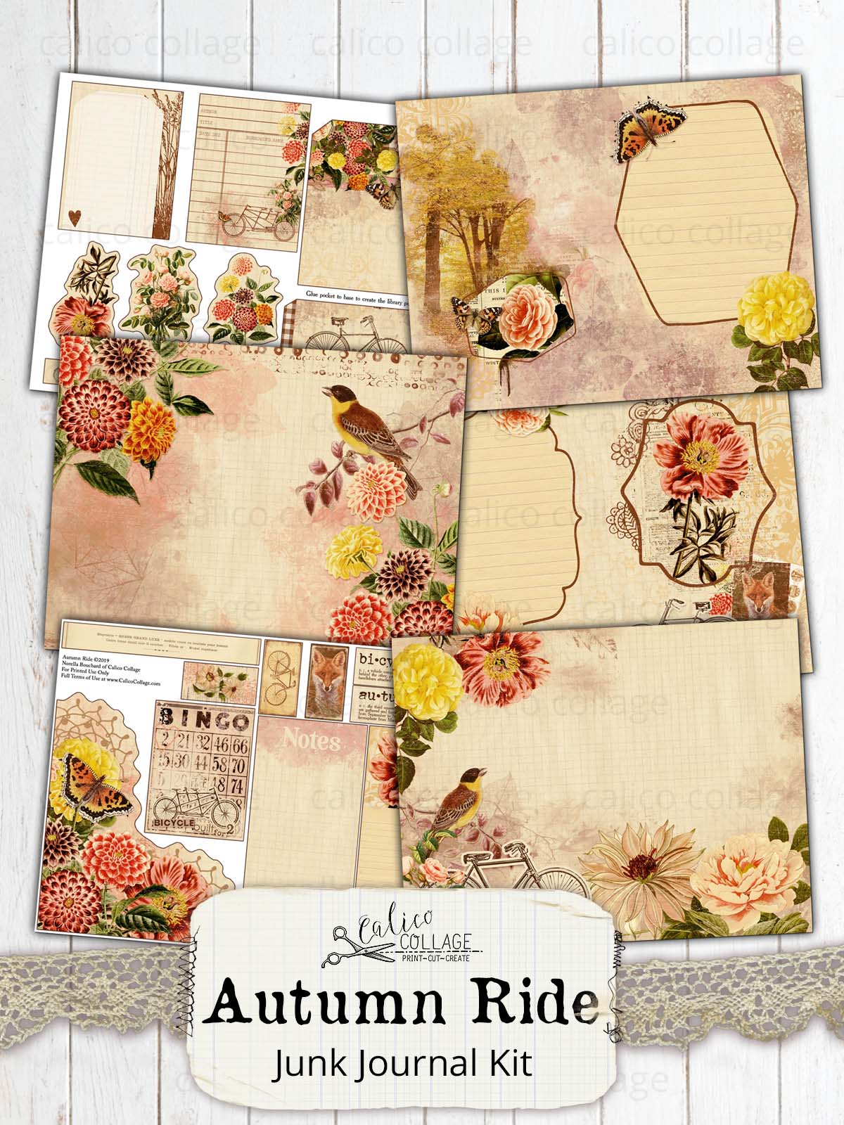 Autumn Junk Journal Kit