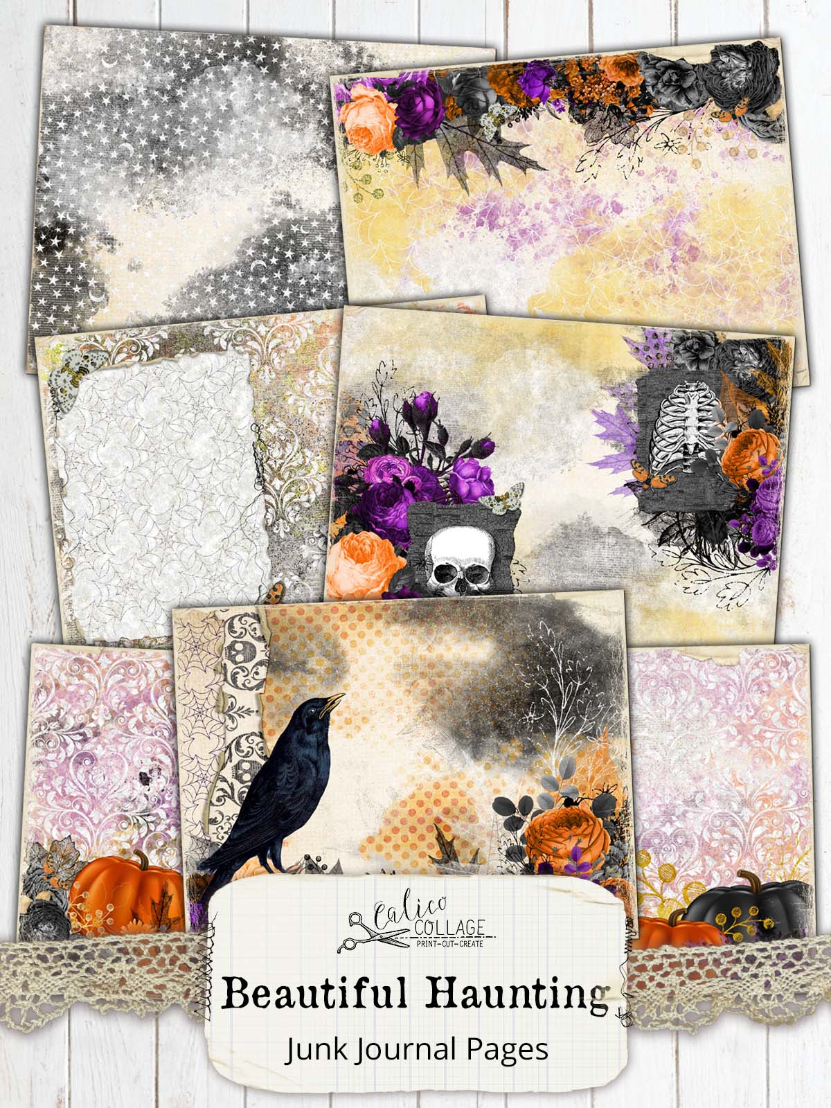 Halloween Junk Journal Kit