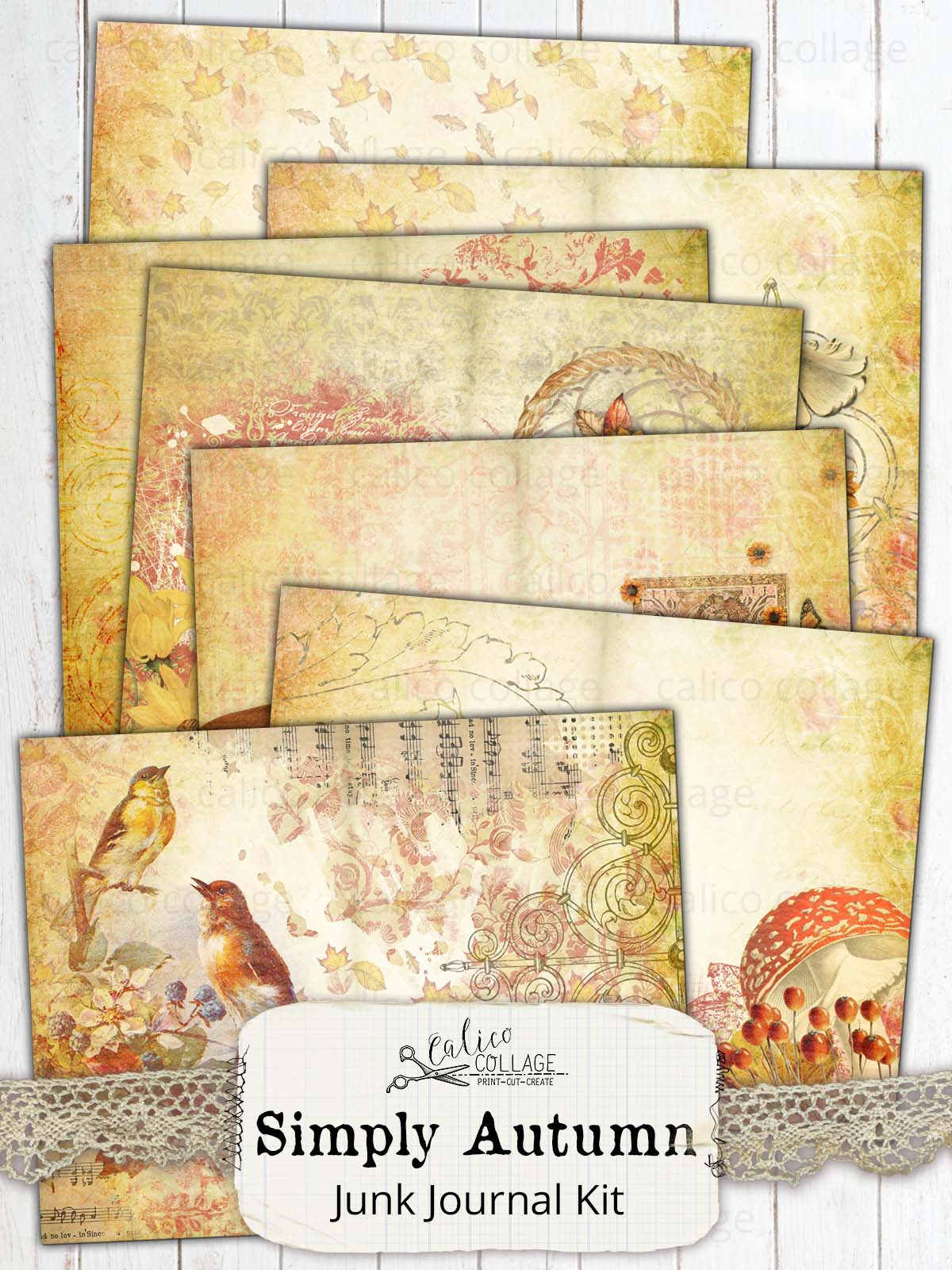 Simply Autumn Printable Journal Kit