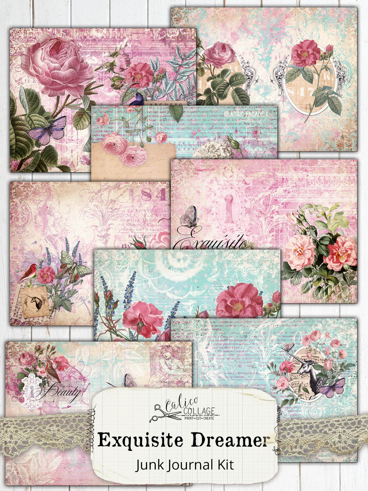 Exquisite Dreamer Printable Journal Kit