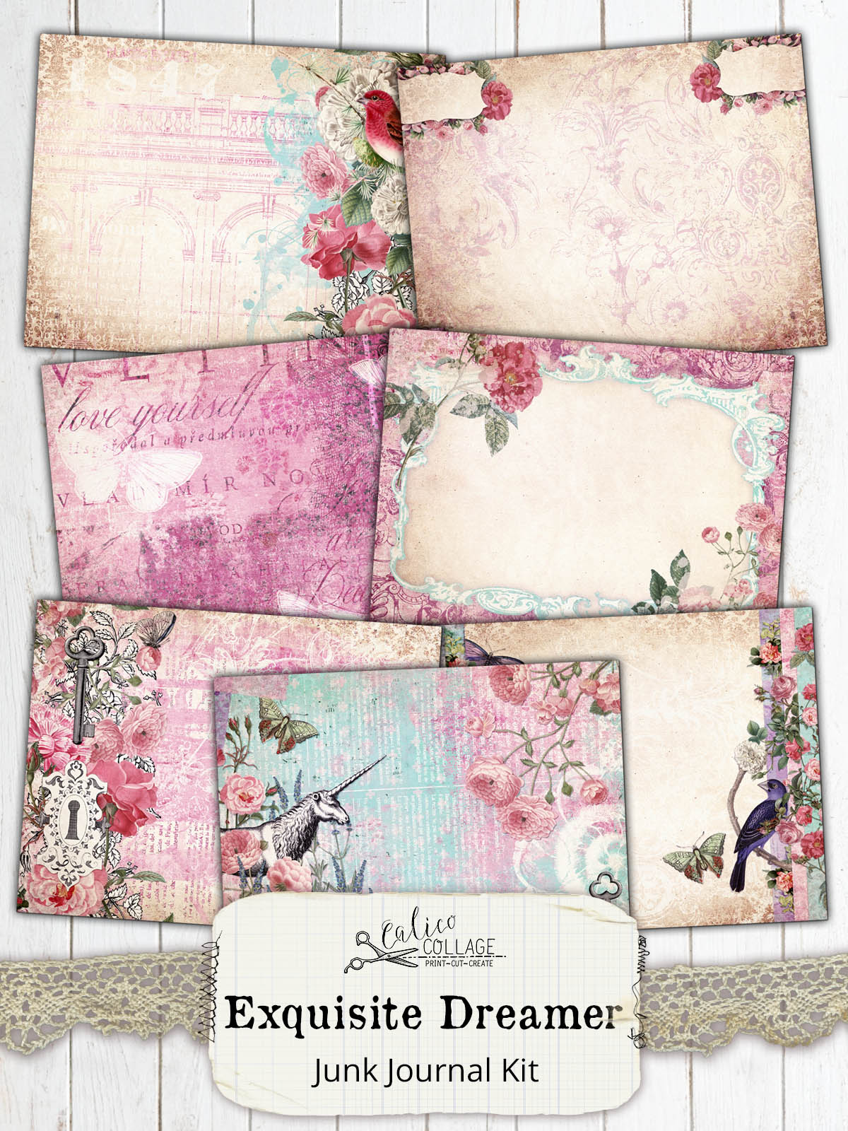 Exquisite Dreamer Printable Journal Kit