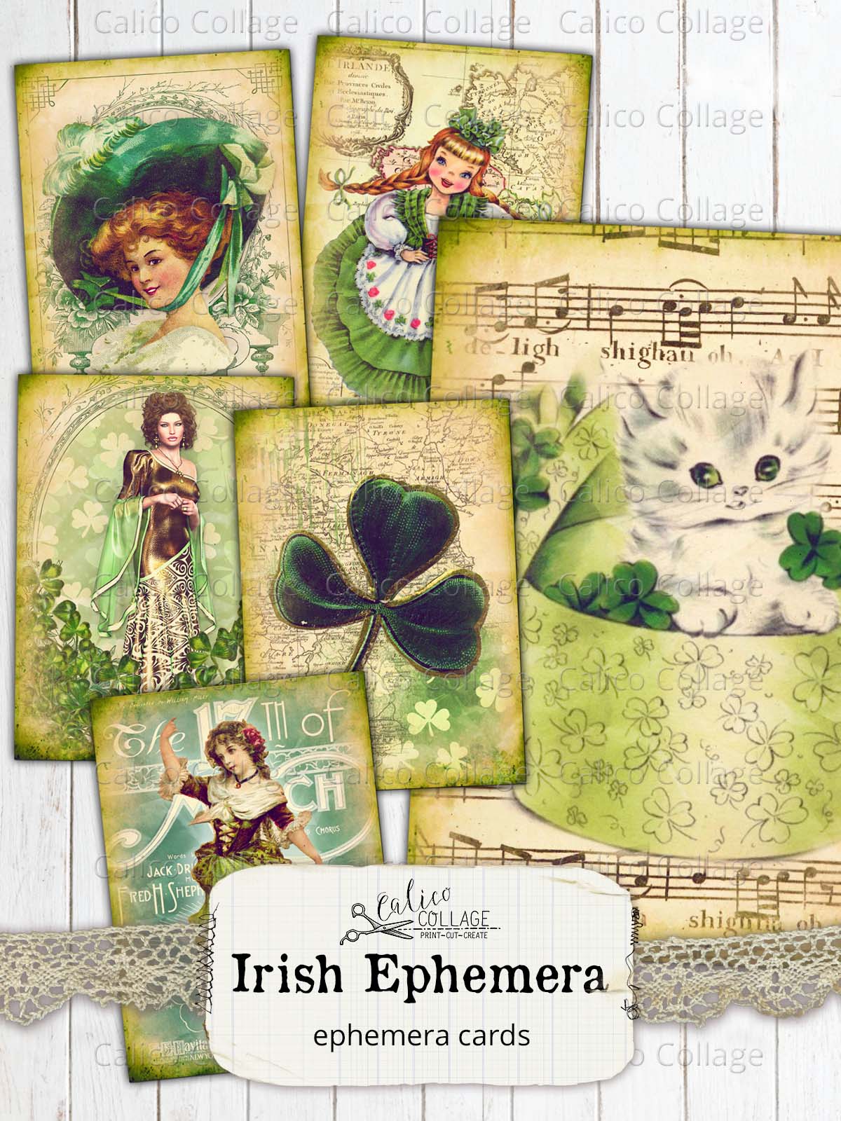 Irish Ephemera Cards