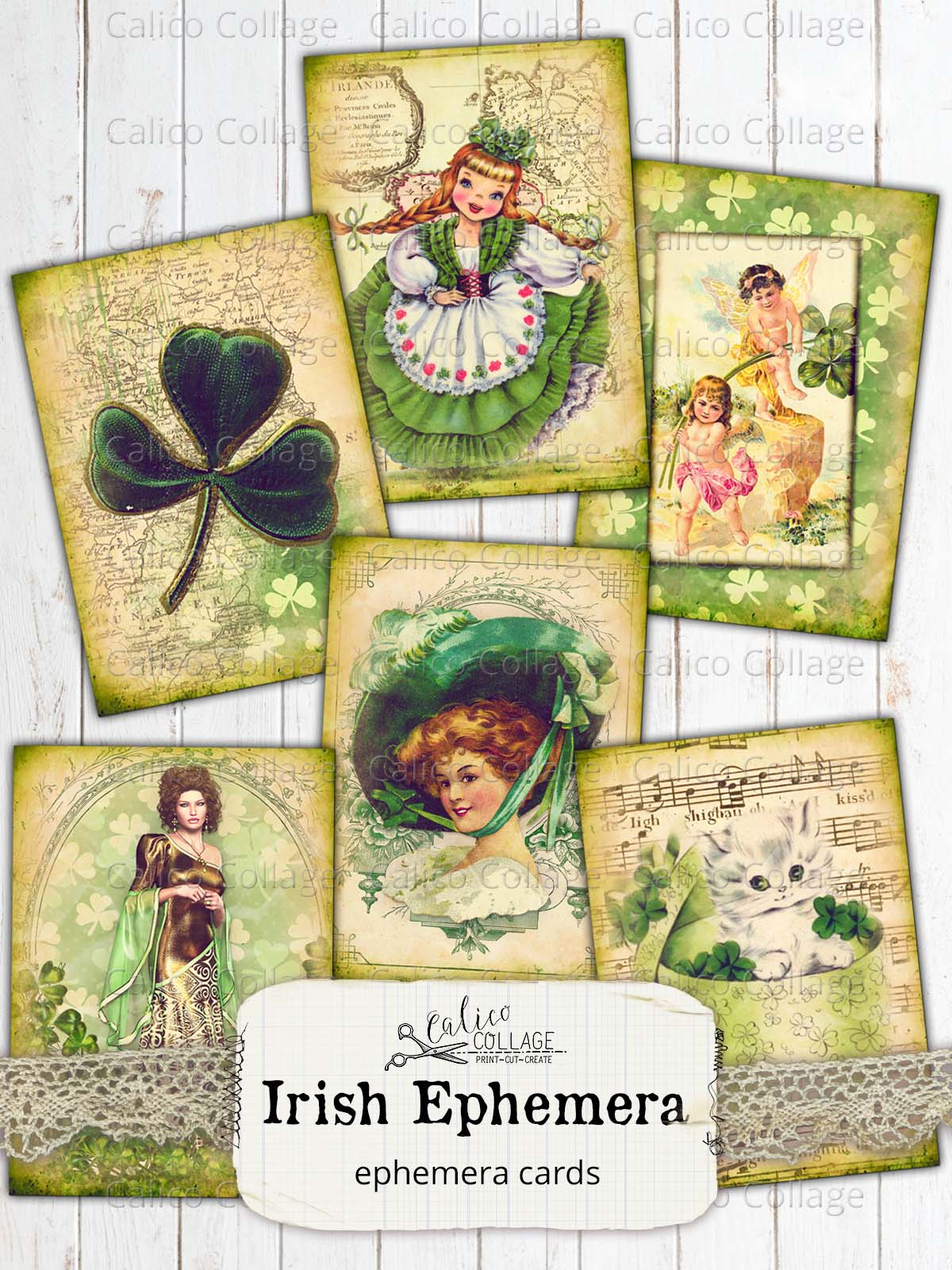 Irish Ephemera Cards
