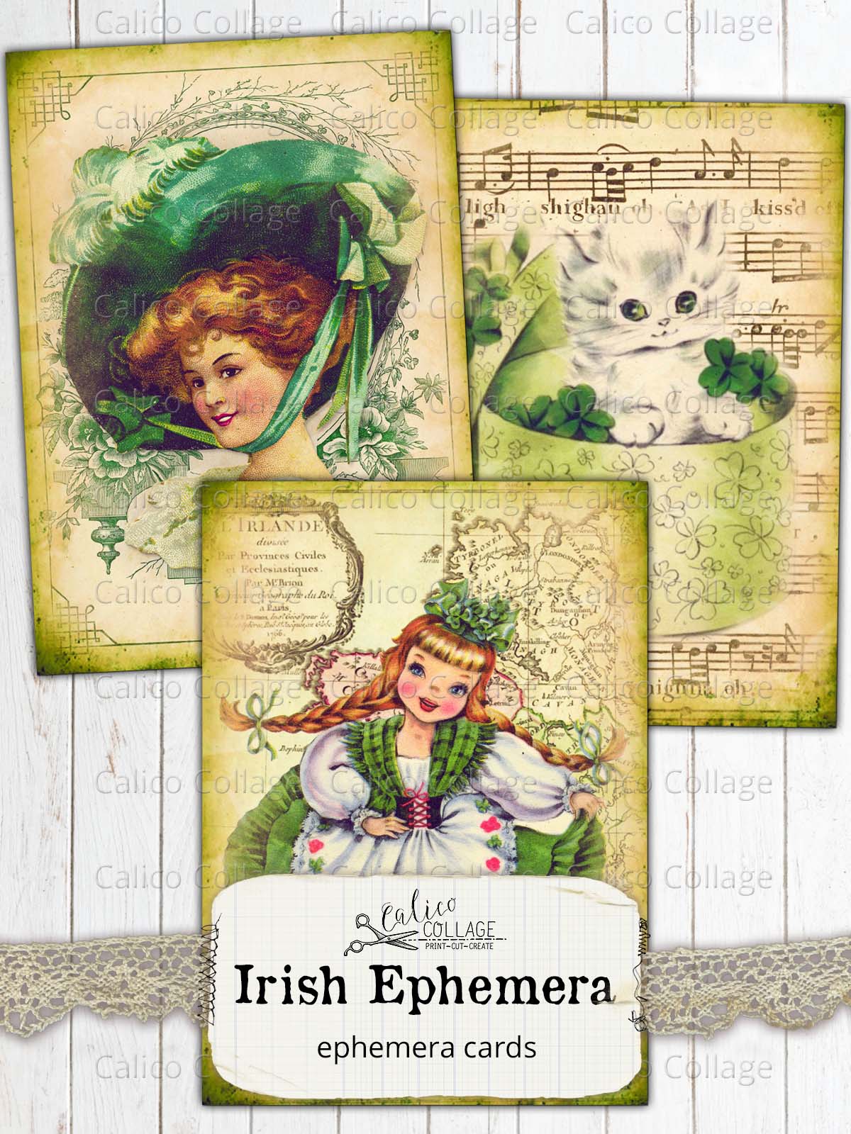 Irish Ephemera Cards