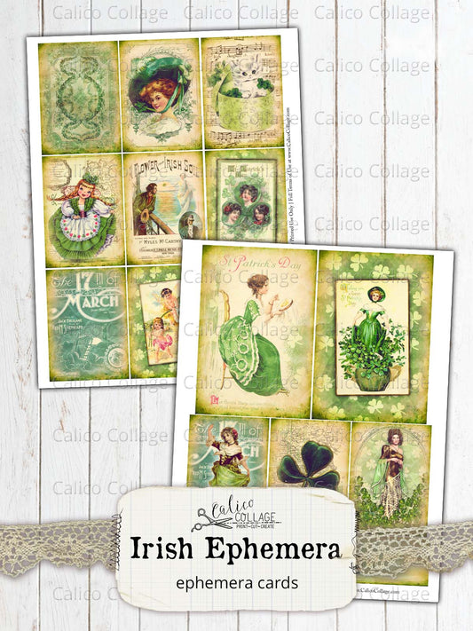 Irish Ephemera Cards
