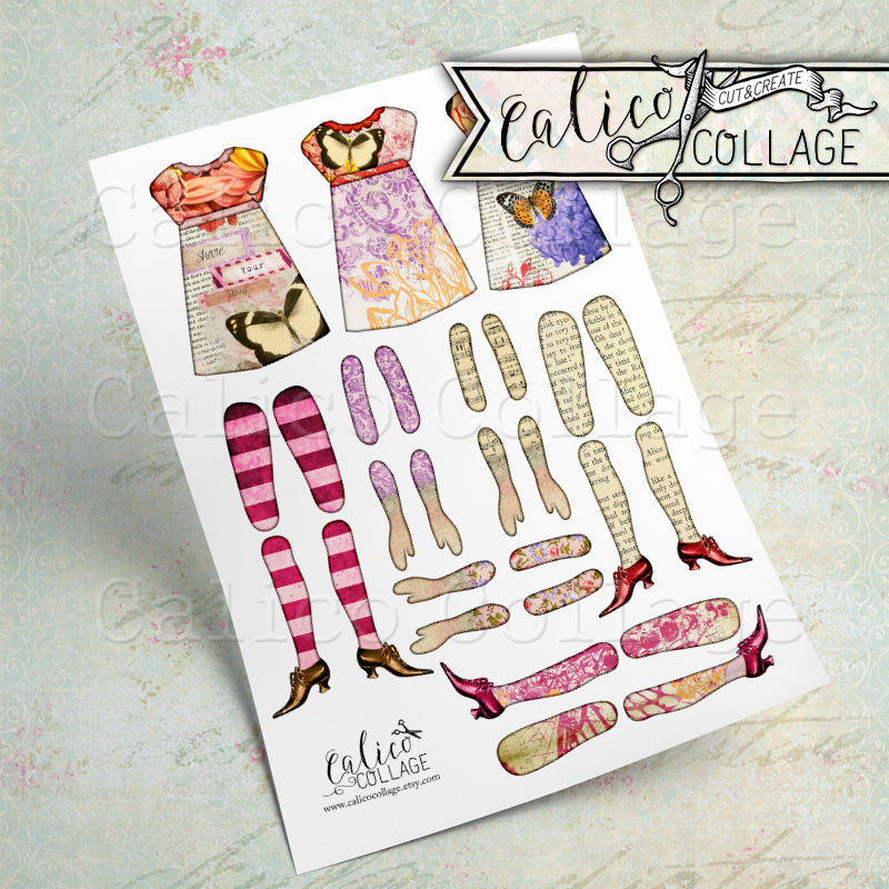Nature's Glory Printable Paper Dolls