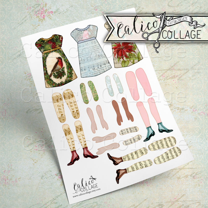 Christmas Printable Paper Dolls