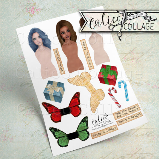 Christmas Printable Paper Dolls